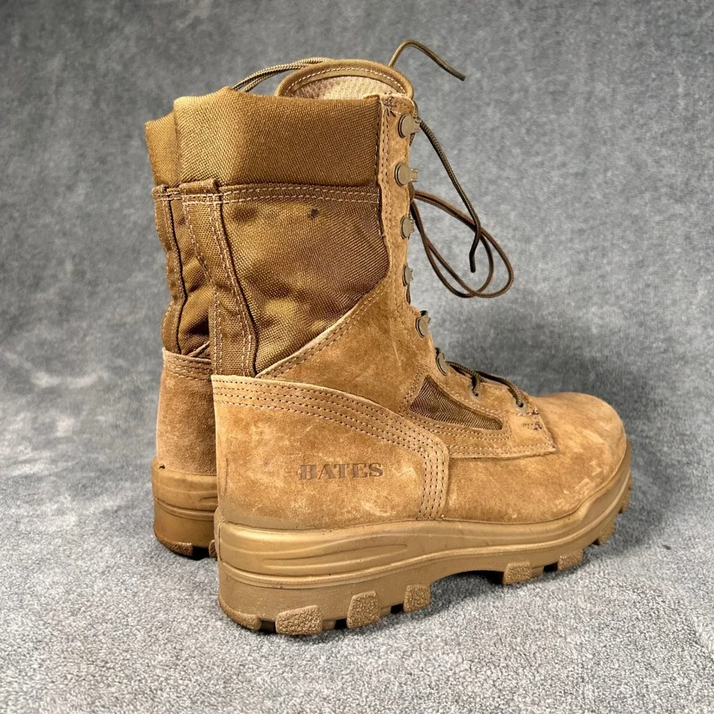 Bates Tactical Boots Tan Suede Vibram Composite Toe EH  Mens 9 M E77701